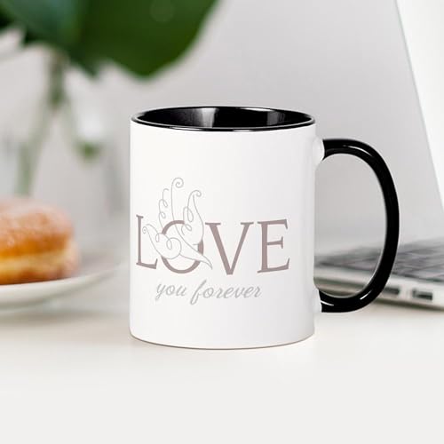 Taza de cerámica CafePress 11 oz blanca miniatura 4