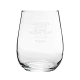 Leave Me Alone I'm Only Talking to My Dog Today - Engraved Novelty Stemless Wine Gin Tumbler Glass | Funny Wine Glasses, Dog Mum, Wine Gifts, Cocktail Cup - Image 1