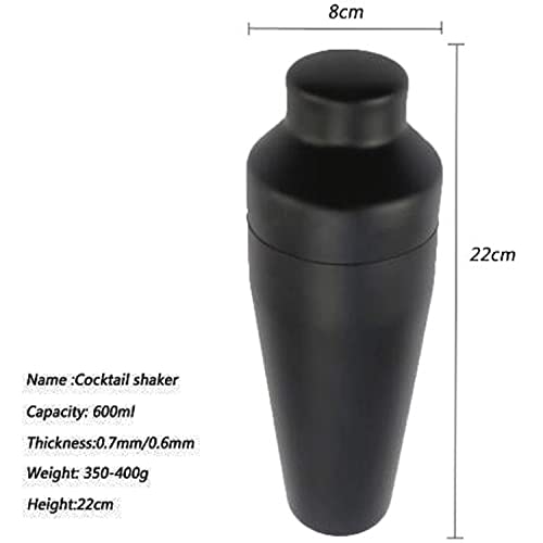 Set de Coctelera de Acero Inoxidable ToeWoe 600 ml miniatura 4