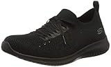 Skechers Ultra Flex, Zapatillas Mujer, Negro (Black Mesh/Black Trim BBK), 38 EU