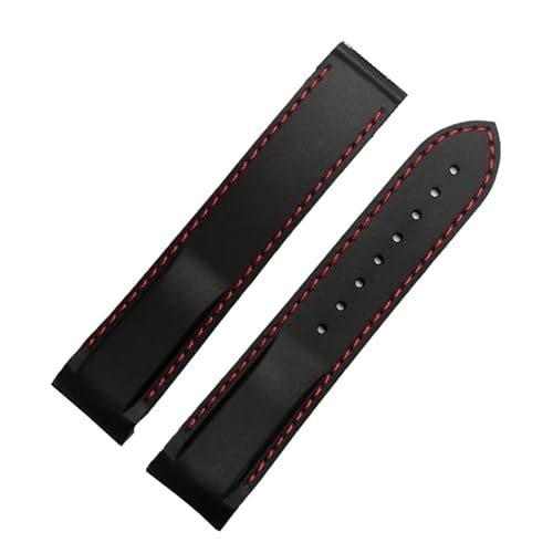 [Ő] 20mm 22mm J[uGh o[EHb`oh IK V[}X^[ 300 n~g `[_[ EH[^[S[Xg hXgbvEHb`ohɑΉ(Black red-no clasp,21mm)