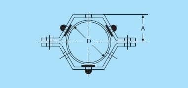 Miniatura 2 de 3 "suspensión sanitaria del tubo inoxidable del acero inoxidable 304