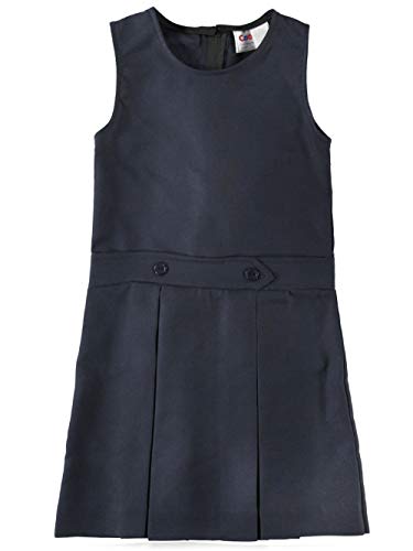 Cookies' Brand Big Girls' Bib Front Jumper - Navy, 12