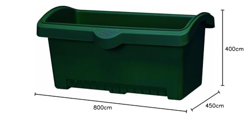 大和プラスチック 菜園プランター しゅうかく菜 800型 800×450×H400 ダークグリーン 13枚目