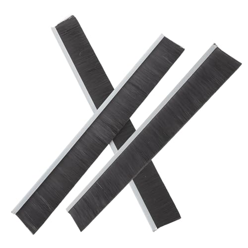 TOVINANNA Striscia Spazzola in Nylon per Cassette Postali 3 Pezzi 25 CM Spazzola di Tenuta Resistente alle Intemperie per Sigillare Correnti D’Aria Accessori per Pulizia e Protezione