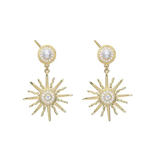 Boucles d'oreilles perles claires et fleurs pour une élégance raffinée
