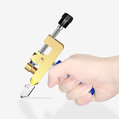 2-em-1 Handheld Easy Glide Glass Ceramic Tile Cutter Cut Opener Tool Holder