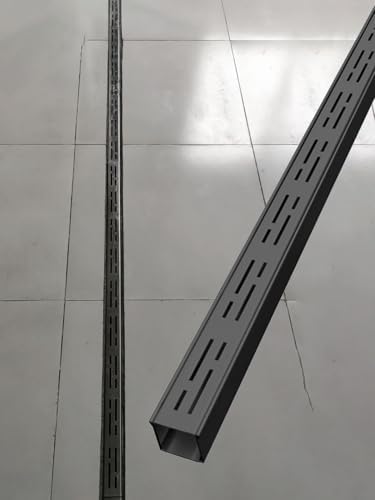 39in Concrete Drainage Channel Gutter for Outdoor Shower, Driveway, Garden & Patio - 10x4cm Linear Sewer Emitter Drainage System