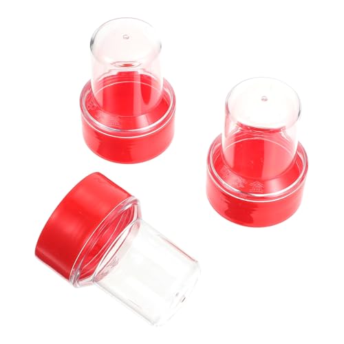 OSALADI Seal Container Holder 5pcs Office Stamper Storage Box Portable and Lightweight