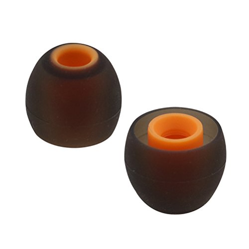 A-Focus イヤチップ JBL T110BT イヤホンに対応 交換用 イヤーチップ イヤーピース イヤオンジェル イヤホンカバー イヤーパッド シリコン製 軽い快適型 SML 3サイズ 6ペア JBL T110BT Bluetooth イヤホン 専用 6ペア入り ブラック