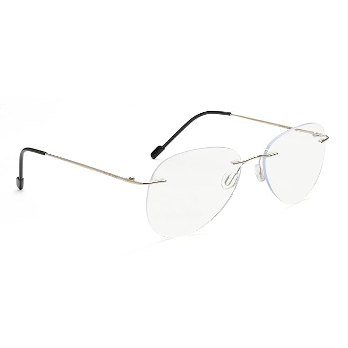Redex Rimless Rectangle Optical Premium Reading Glasses For Men And Women Reading Power Glasses For Men & Women+1.00,+1.50,+2.00,+2.50,+3.00 (2.50, SILVER) (B0CJM9KXX4) Amazon Price History, Amazon Price Tracker