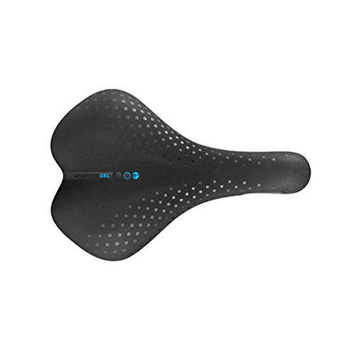 Selle San Marco Unisex - Erwachsene BIOAKTIVE Sportive Gel Sättel, Black Suede, L Cover