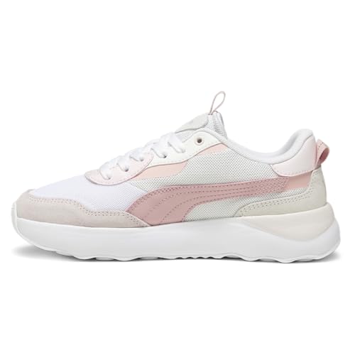 PUMA Womens Runtamed Lace Up Sneakers Shoes Casual - Grey, Pink, White3