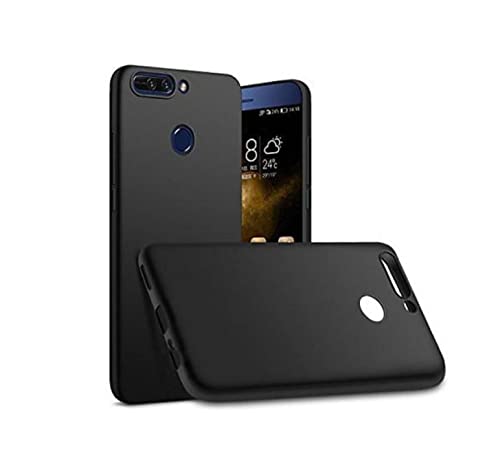 Image of Mobile Back Cover Case for Honor 8 (Silicone Case|CameraProtection|Black SC1510)