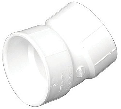 Charlotte Pipe Schedule 40 3 in. Hub x 3 in. Dia. Hub PVC Elbow