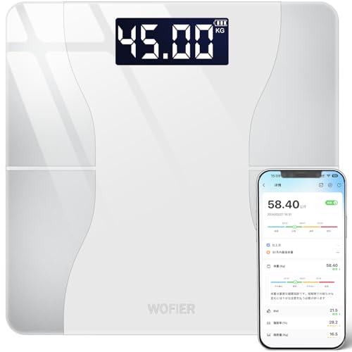 Amazon.co.jp: 【2024新登場】 体組成計 体重計 スマホ連動