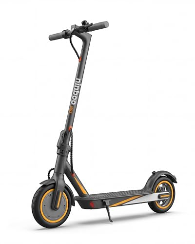 ninboo NS3 Patinete Eléctrico Adultos, 32 km de Autonomía, 25 km/h, Neumáticos de Aire 8,5', E-ABS + Freno de Tambor, Incluye Gancho de 5kg, E-Scooter Plegable para Uso Diario