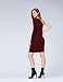 Marca Amazon - find. Vestido con Hombro Descubierto para Mujer, Rojo (Tawny...