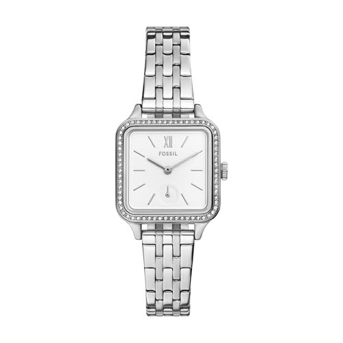 Fossil レディース COLLEEN 三針 ステンレススチールウォッチ、BQ3981