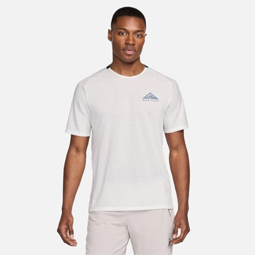Nike Trail Solar Chase Men's Dri-FIT Short-Sleeve Running Top (Summit White/Black, DV9305-121) Size Large2