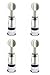 Finever 3PK Vacuum Nipplesuckers Suction Cups Therapy Twist Cupping Kit Full Body Massager Breast Massage (4 PC)
