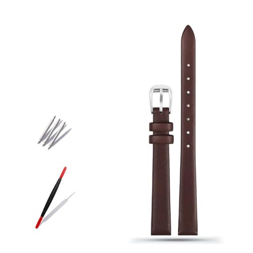 Bracelet de montre cuir 6mm à 14mm fin pour remplacer un bracelet usé de femme