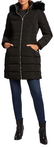 Morgan Jersey bimateria cuello con volantes Negro M
