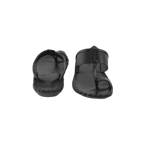 Image of Mochi Men Synthetic Leather Kolhapuri Chappal