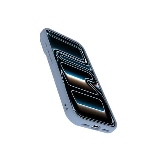 Image of OtterBox iPhone 17 Pro Figura Series Case - Polus Blue - Aesthetic, Silicone Phone Cases, Protective Minimalist Design, MagSafe iPhone Case with Camera Protection