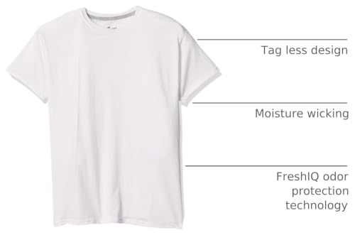 Image of Hanes Ultimate Men's 4-Pack Comfortblend Crew with FreshIQ