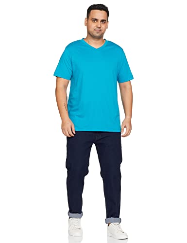 Image of Amazon Brand - Symbol Men's Solid Cotton T Shirt | Plain | V Neck | Half Sleeve-Regular Fit | Combo Pack of 3 (Available in Plus Sizes)