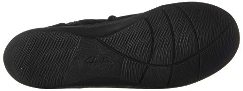 Clarks Womens Sillian Tana Fashion Boot, Black Synthetic Nubuck, 5 Us #TOP3