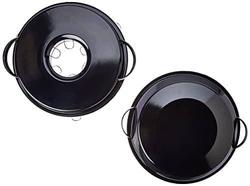 Churrasqueira Para Fogão 28 Esmaltada - Preta