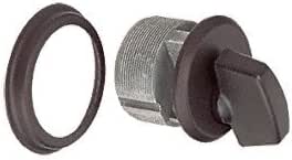 CRL Dark Bronze Finish Thumbturn Mortise Cylinder - Screen Door ...