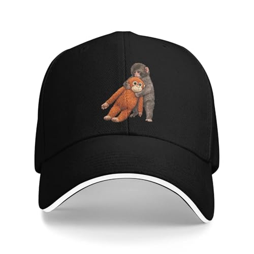 Casquette de camionneur bébé singe viral pour la chasse et le camping