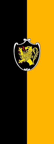 Drapeau Bad Tölz de format portrait vertical avec une surface de 6m2 - 2