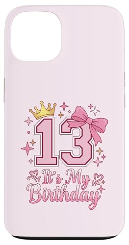 It's My 13th Birthday ���̎q �R�P�b�g���{�� �s���N 13�� �X�}�z�P�[�X iPhone 13 �p
