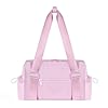 Borsa da Palestra Piccola per Donna con Scomparto Bagnato, Mini Sportiva per Allenamento, Borsa da Viaggio Impermeabile Carina, Rosa, KUKUPAK