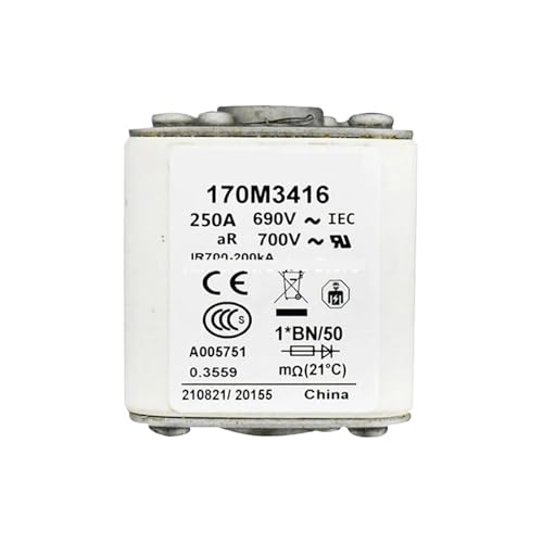 Fusible 170M3415 ou 170M3416 pour onduleur industriel et pont de diodes