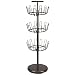 Household Essentials 2138 Three-Tier Adjustable Revolving Shoe Rack | Bronze