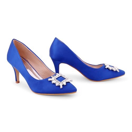Image of Lino Perros Womens Lino Perros Crystal Broach Pumps Heeled Sandal