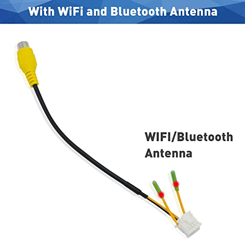 Fiegromech Android Car Stereo Radio Rca Plug 10 Pin Rearview Backup Camera Rca Video Adapter Connector Cable #TOP4
