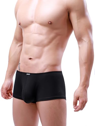 iKingsky Men's Modal Bulge Boxer Briefs Sexy Pouch Shorts Stretch Low Rise Under Panties for Men 6