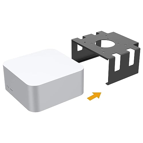 Support de bureau pour Mac Studio caché et sécurisé sous le plan de travail