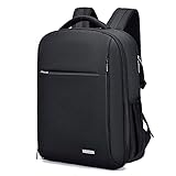 CADeN Kamerarucksack Tasche, wasserdichte Drohnentasche für Nikon Canon Sony DSLR SLR Spiegellos, DJI Mavic, Air 2S, FPV Drohnenrucksack mit Stativhalterung & 15,6'' Laptopfach