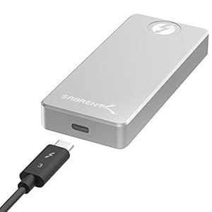 Sabrent Rocket XTRM 2TB Thunderbolt 3 Externe SSD (tot 2400MBs/2400MBs R/W) (SB-XTRM-2TB)