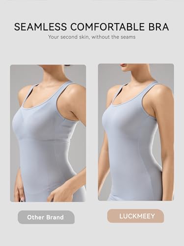 Image of LUCKMEEY Bras for Women No Underwire Wireless Bras - Seamless Push Up Full Coverage Bralettes Comfortable Everyday Bra