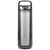 KOR ONE BPA Free Clear Reusable Water Bottle I 750mL I 25 Oz I Safe & Non-Toxic I Sustainable & Eco-Friendly I Leak Proof I One Click Cap w/ Handle I Wide Mouth I Great for Travel & Workouts
