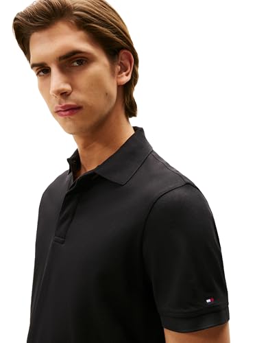Image of Tommy Hilfiger Men's Short Sleeve Casual Polo Shirts in Regular Fit with Hidden Placket Design