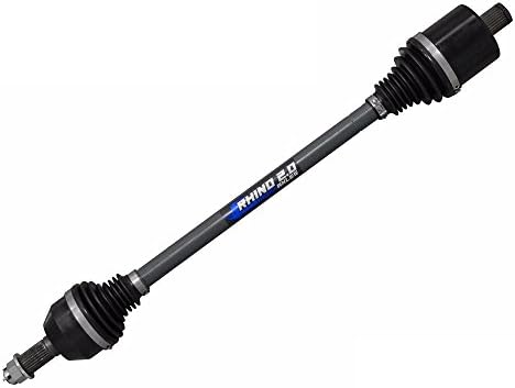 SuperATV Heavy Duty Rhino 2.0 Rear Axle for 2014-2023 Polaris RZR XP 1000 / XP 4 1000 | 1 Rear Axle | Made with 4340 Chromoly Steel | High Articulation Angles